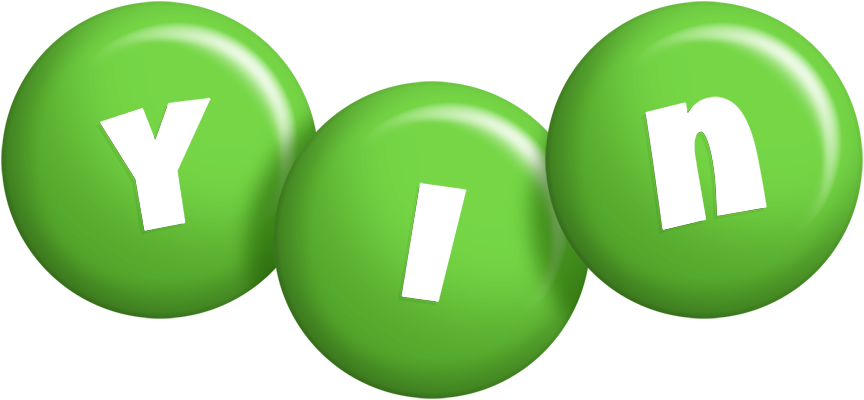 Yin candy-green logo