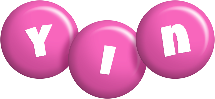 Yin candy-pink logo