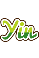 Yin golfing logo