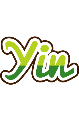 Yin golfing logo