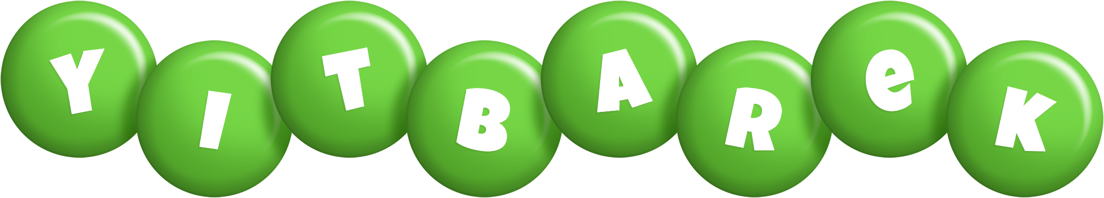 Yitbarek candy-green logo
