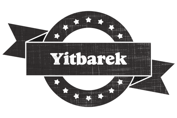 Yitbarek grunge logo