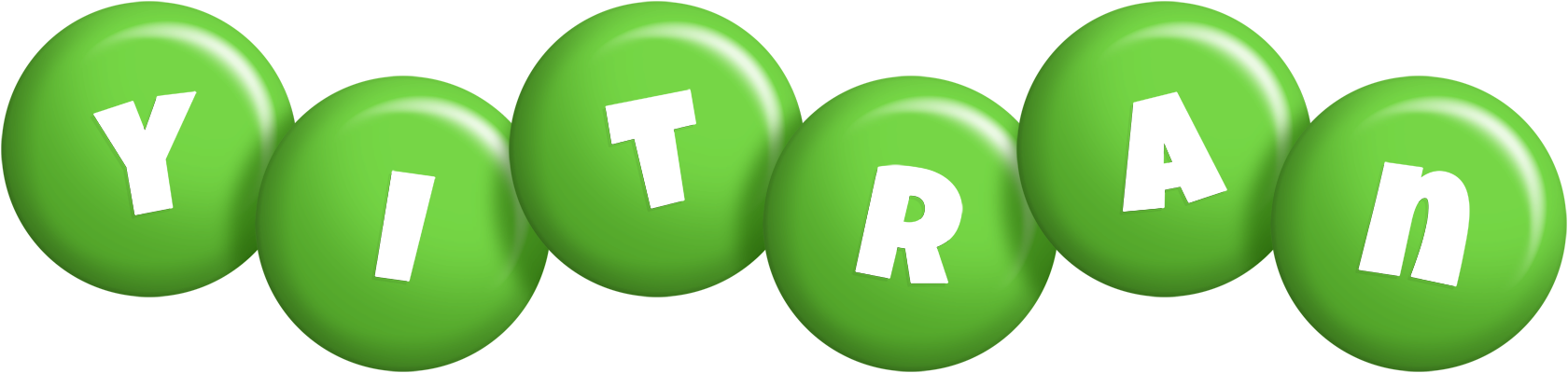 Yitran candy-green logo