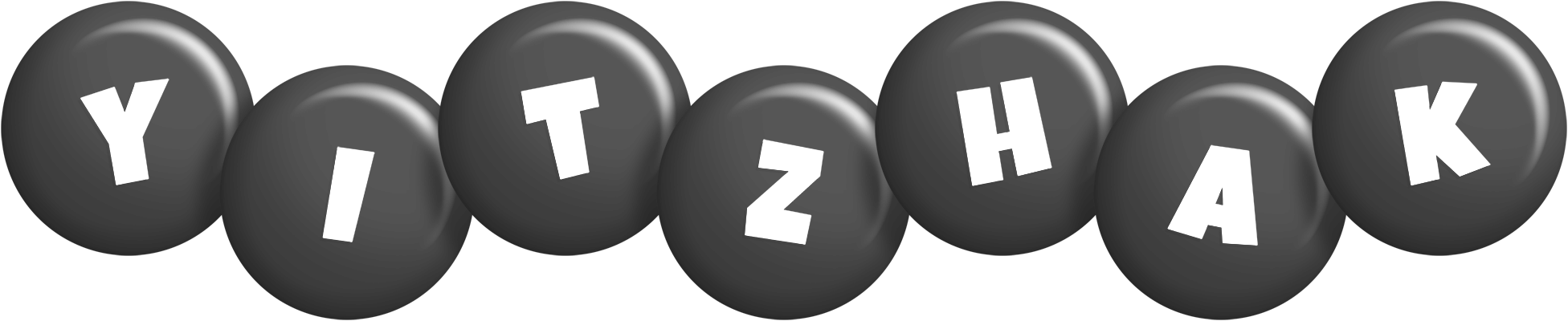 Yitzhak candy-black logo