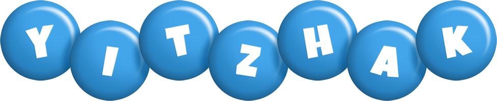 Yitzhak candy-blue logo