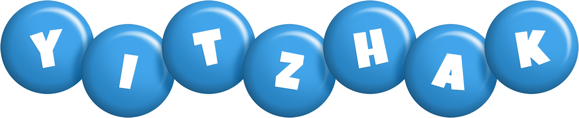 Yitzhak candy-blue logo