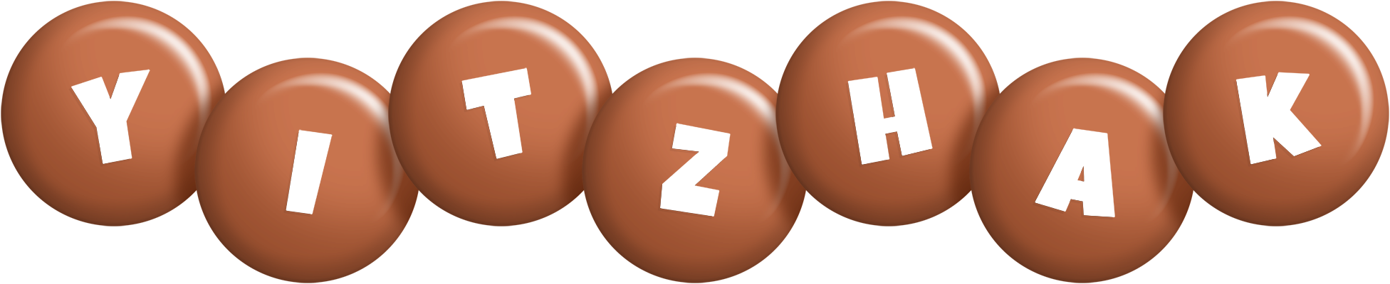 Yitzhak candy-brown logo