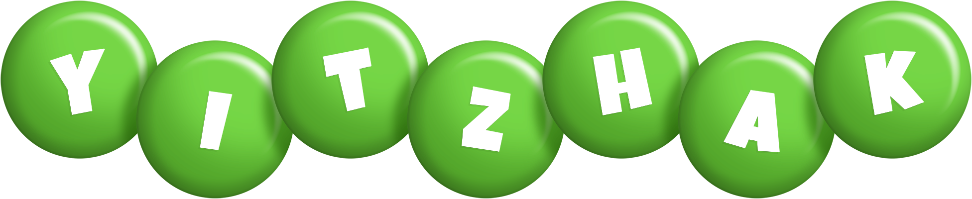 Yitzhak candy-green logo