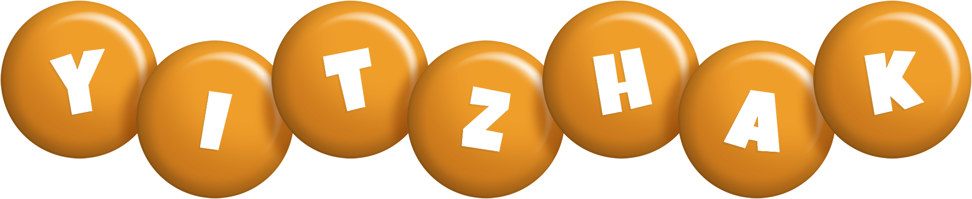 Yitzhak candy-orange logo
