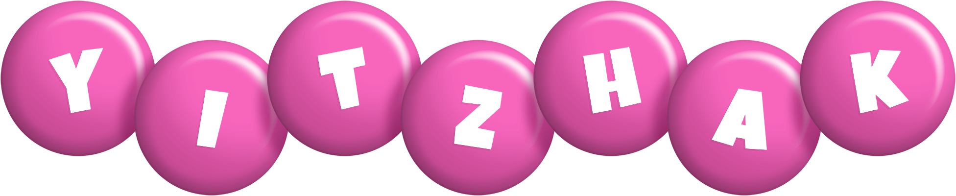 Yitzhak candy-pink logo