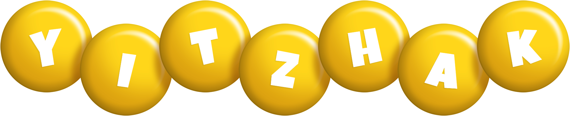 Yitzhak candy-yellow logo
