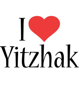 Yitzhak i-love logo