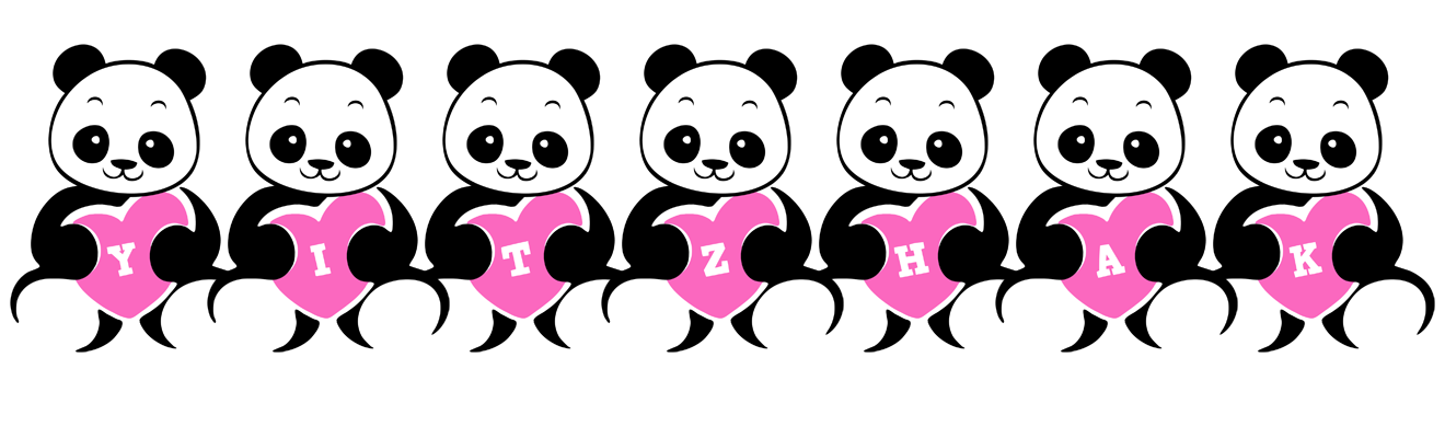 Yitzhak love-panda logo