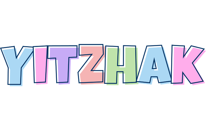 Yitzhak pastel logo
