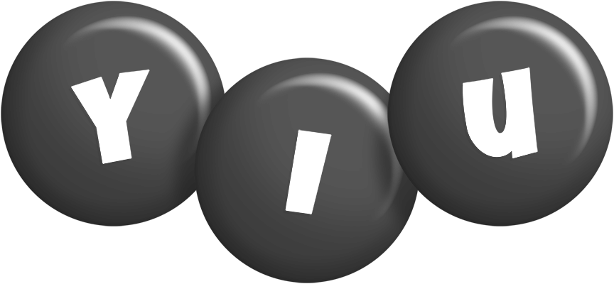 Yiu candy-black logo