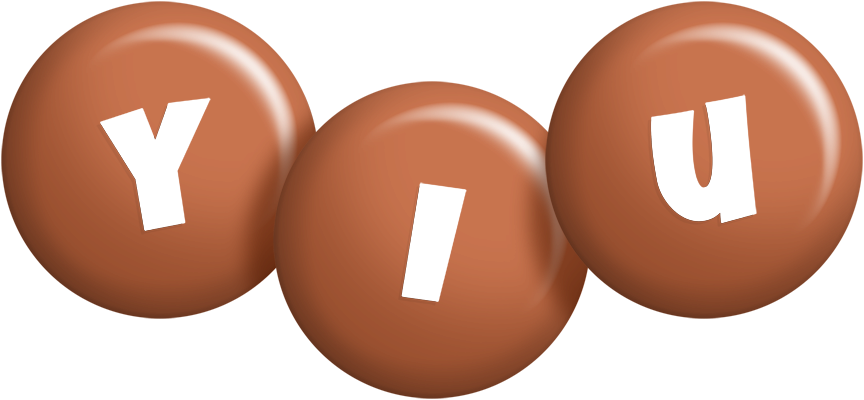 Yiu candy-brown logo