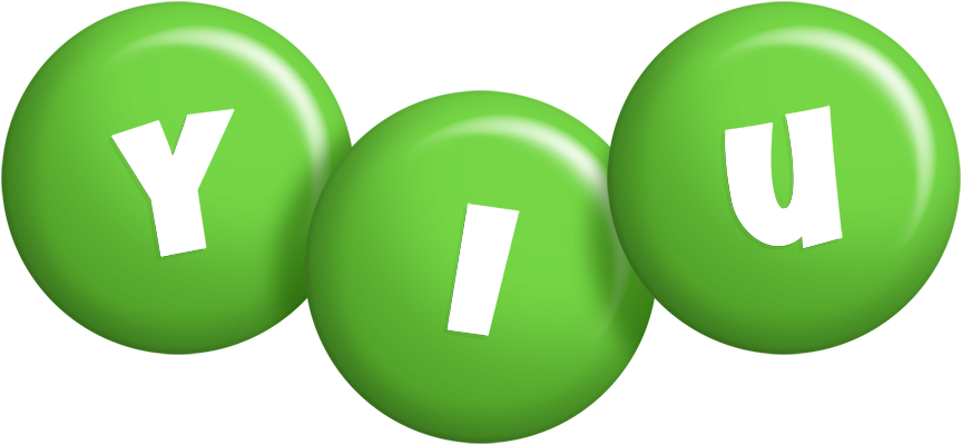 Yiu candy-green logo