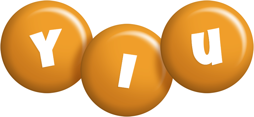 Yiu candy-orange logo