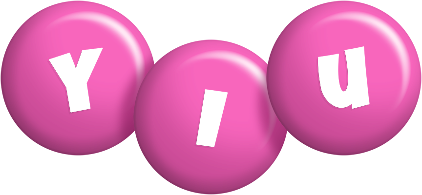 Yiu candy-pink logo