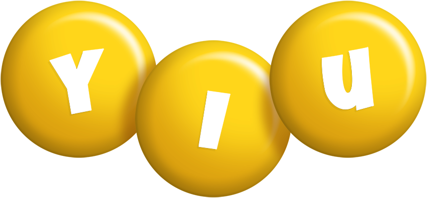 Yiu candy-yellow logo