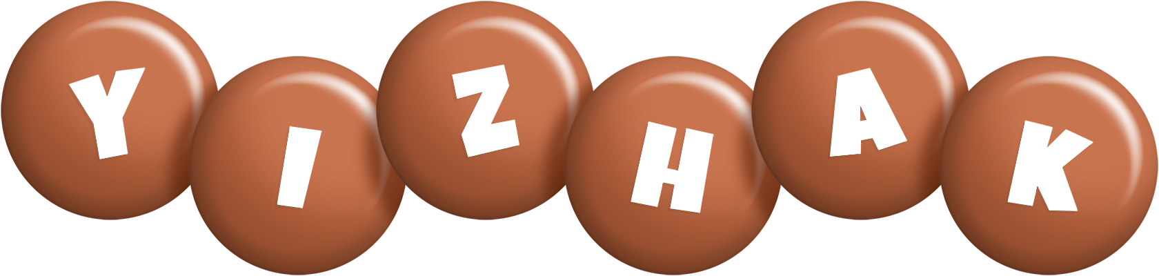 Yizhak candy-brown logo
