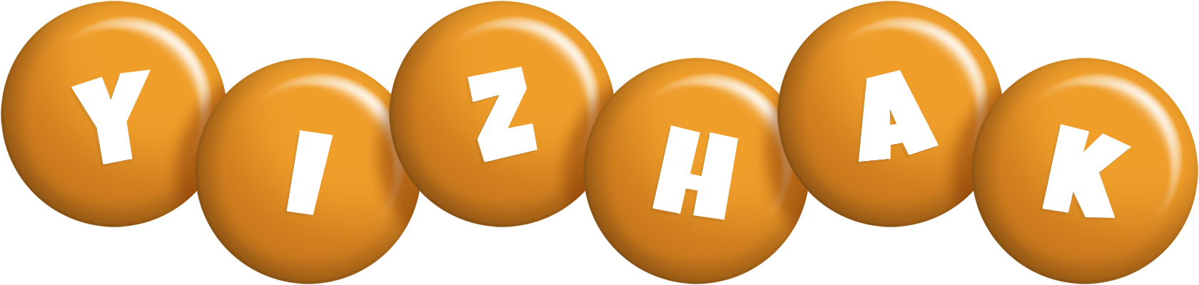 Yizhak candy-orange logo