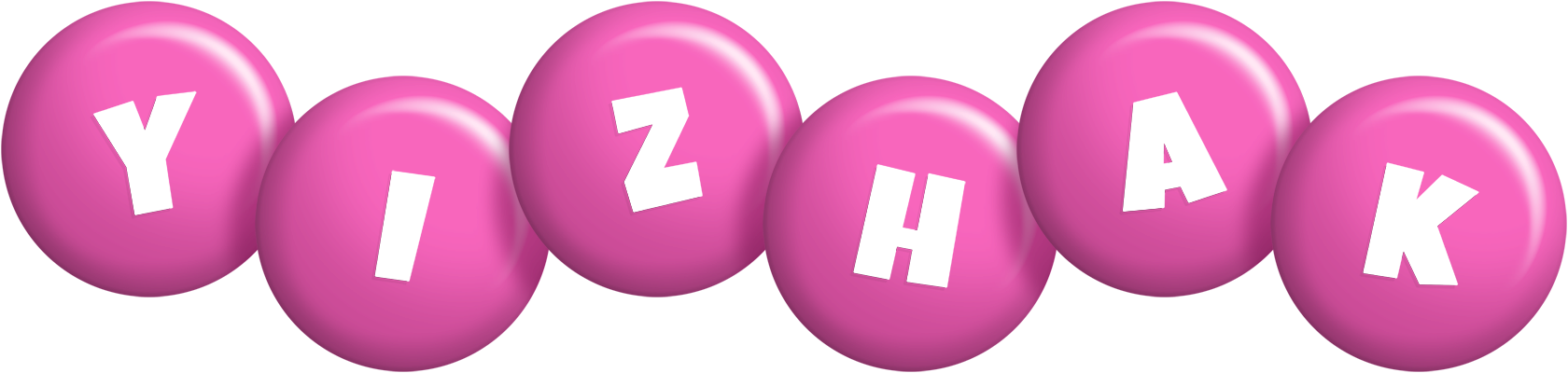 Yizhak candy-pink logo
