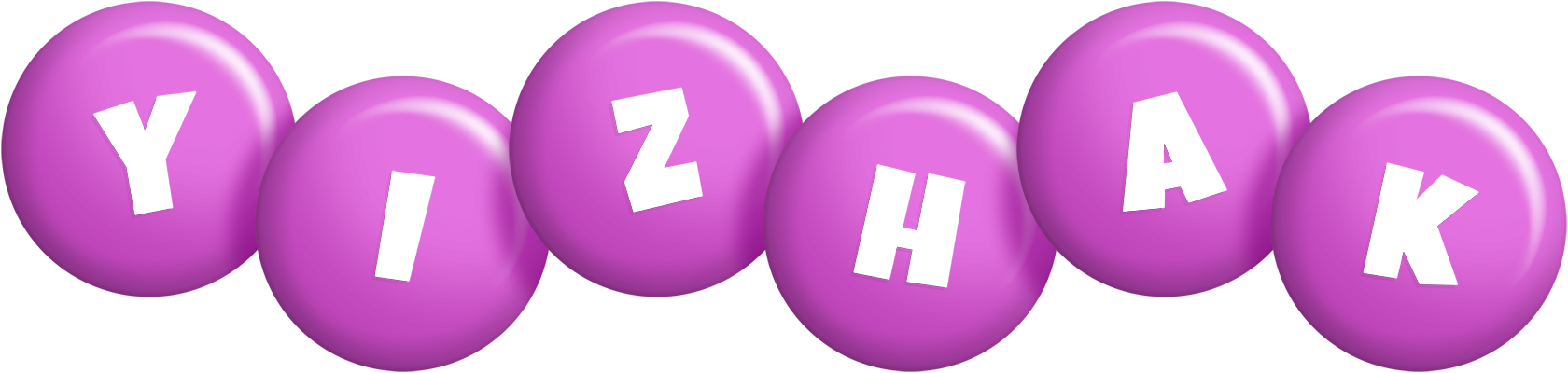 Yizhak candy-purple logo