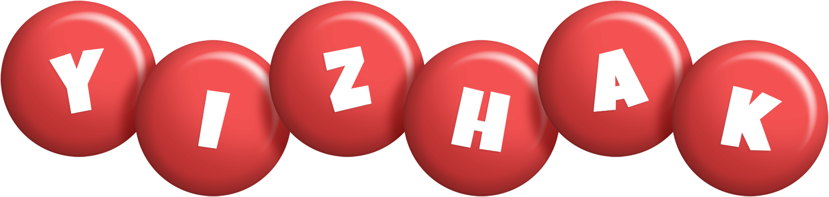 Yizhak candy-red logo
