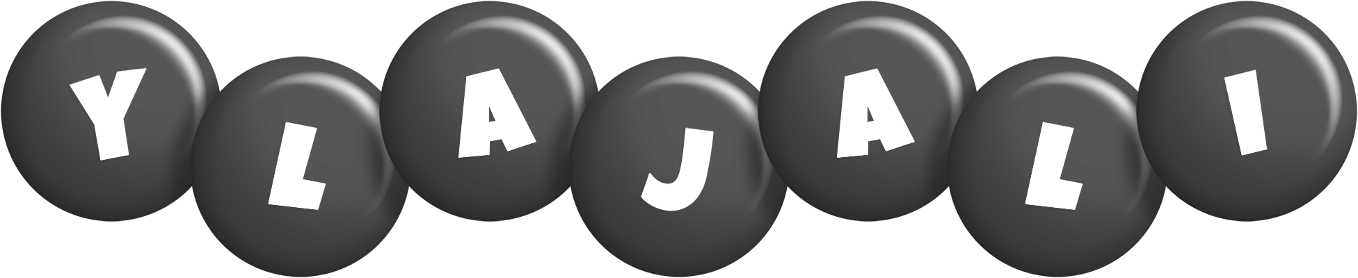 Ylajali candy-black logo