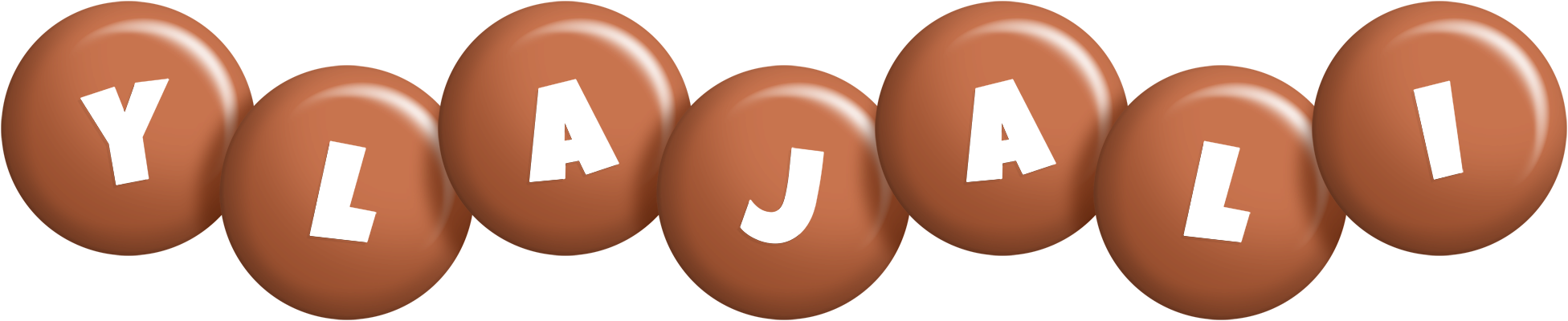 Ylajali candy-brown logo