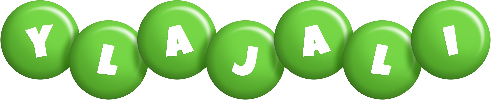 Ylajali candy-green logo