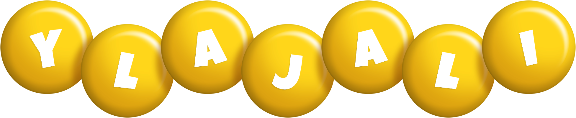 Ylajali candy-yellow logo