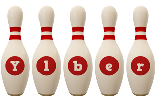 Ylber bowling-pin logo