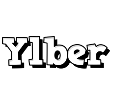 Ylber snowing logo