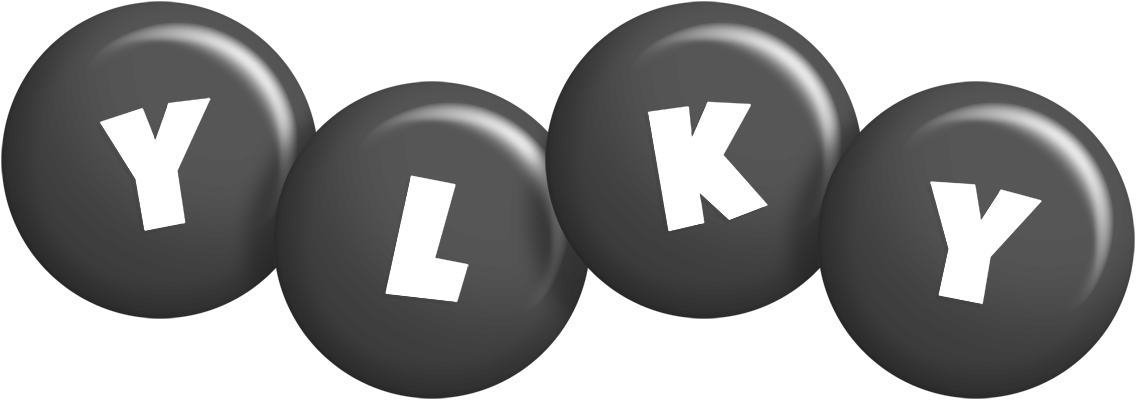 Ylky candy-black logo