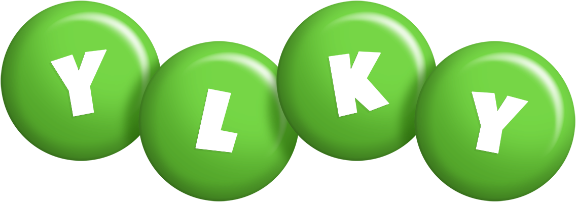 Ylky candy-green logo