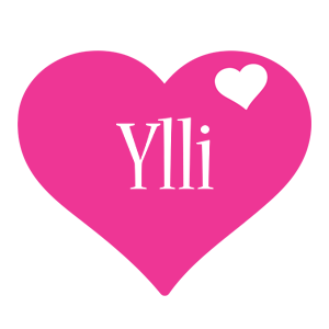 Ylli love-heart logo