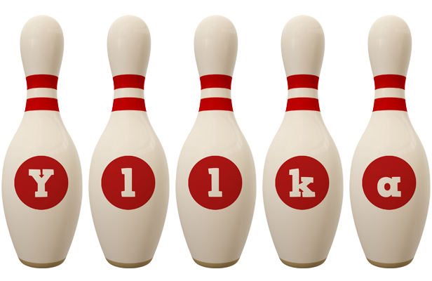 Yllka bowling-pin logo