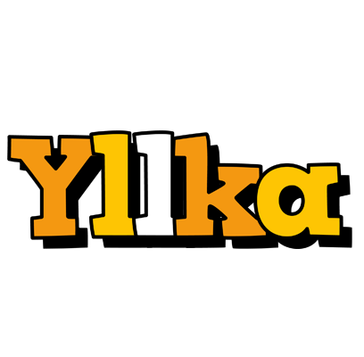 Yllka cartoon logo