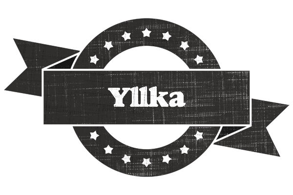 Yllka grunge logo
