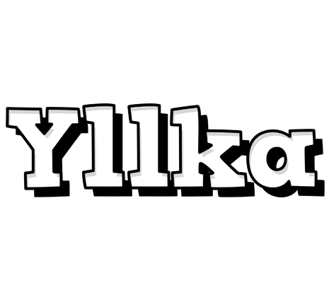 Yllka snowing logo