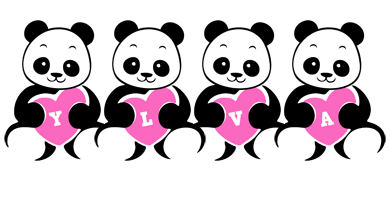 Ylva love-panda logo