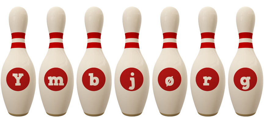 Ymbjørg bowling-pin logo