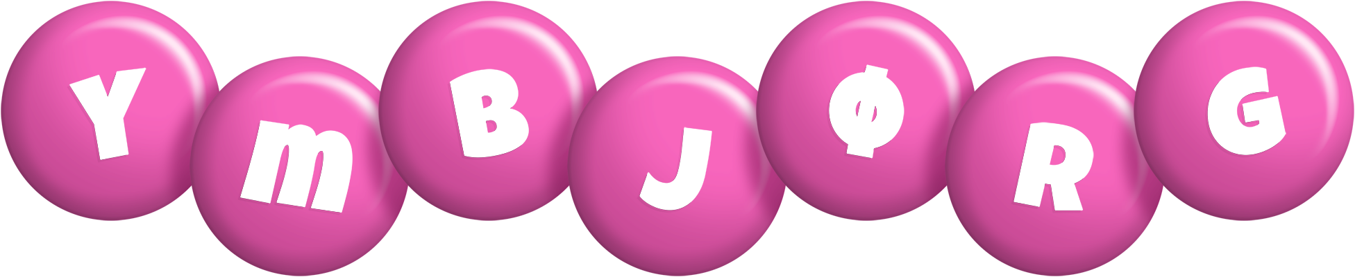 Ymbjørg candy-pink logo