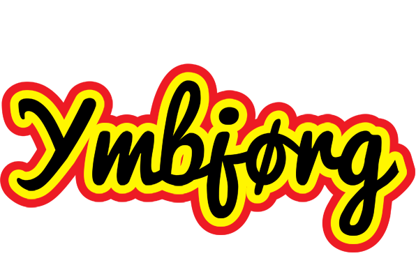 Ymbjørg flaming logo