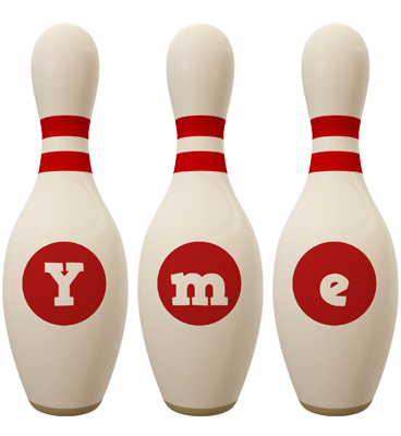 Yme bowling-pin logo