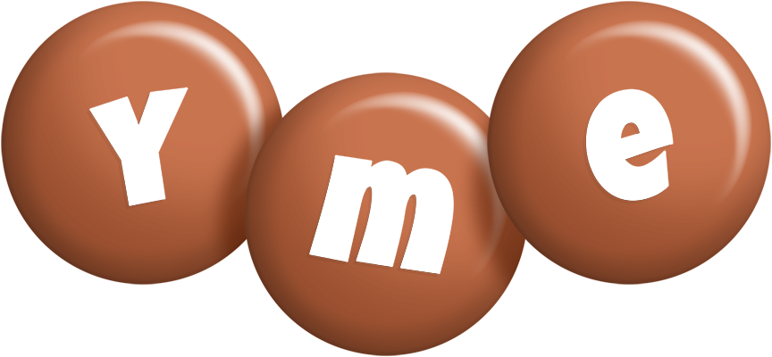 Yme candy-brown logo