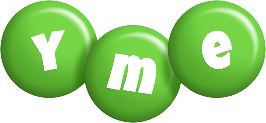 Yme candy-green logo