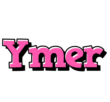 Ymer girlish logo